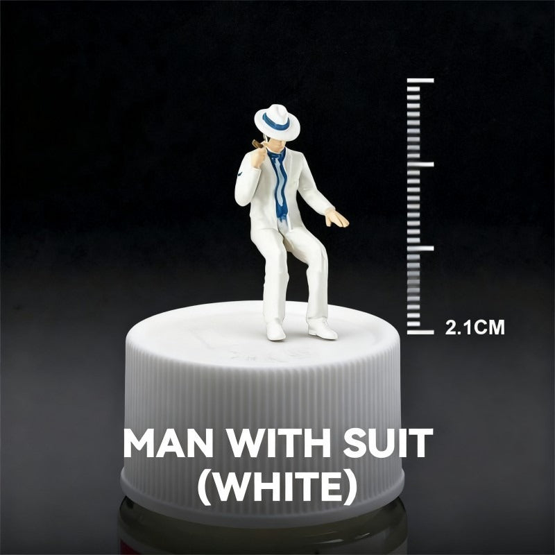 1:64 Man With Brown Cloth丨‌Figure Model Series丨Exquisite Miniature Male Model