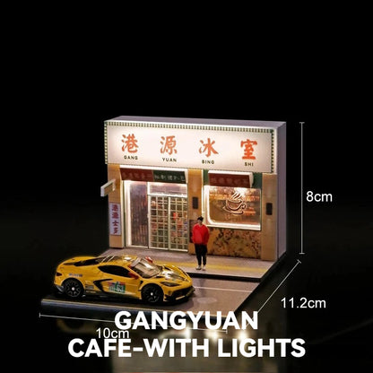 1:64Shaxian Snack-with lights丨Scene Model Series丨Asian Featured Building Scene