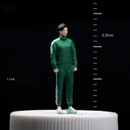1/64 Simulation miniature resin doll model color mini villain three-dimensional collection sand table micro-shot ornament