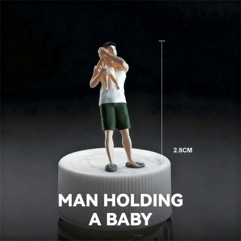 1:64 Man With Brown Cloth丨‌Figure Model Series丨Exquisite Miniature Male Model