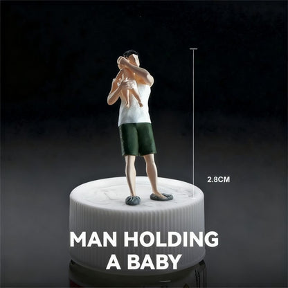 1:64 Man With Brown Cloth丨‌Figure Model Series丨Exquisite Miniature Male Model