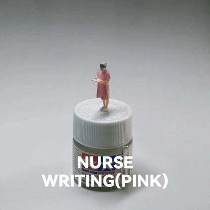 1:64Nurse-Standing B（pink）丨‌Figure Model Series丨The Most Comprehensive Career Guide