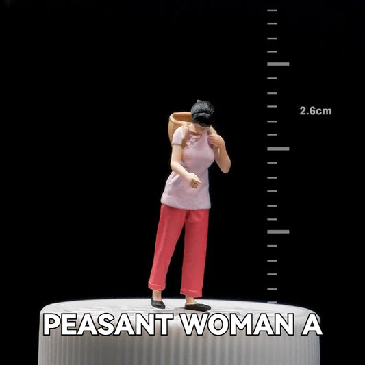 1:64 Peasant Woman A丨‌Figure Model Series丨Exquisite Miniature Figure Model