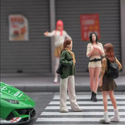 1/64 Simulation miniature resin doll model color mini villain three-dimensional collection sand table micro-shot ornament