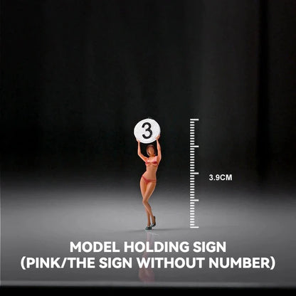 1:64 Lingerie Model（black）丨‌Figure Model Series丨Exquisite Miniature Lady Model