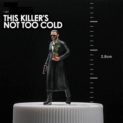 Microscopic color doll miniature doll figure model 1:64 micro-shot villain resin food game three-dimensional shooting prop