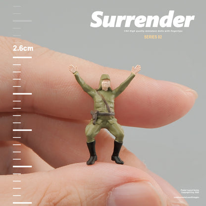 1/64 Simulation miniature resin doll model color mini villain three-dimensional collection sand table micro-shot ornament
