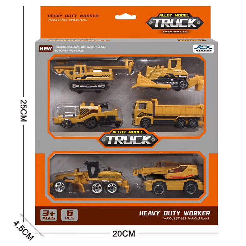 1:64 alloy car model coasting toy metal construction vehicle urban traffic children boy toys