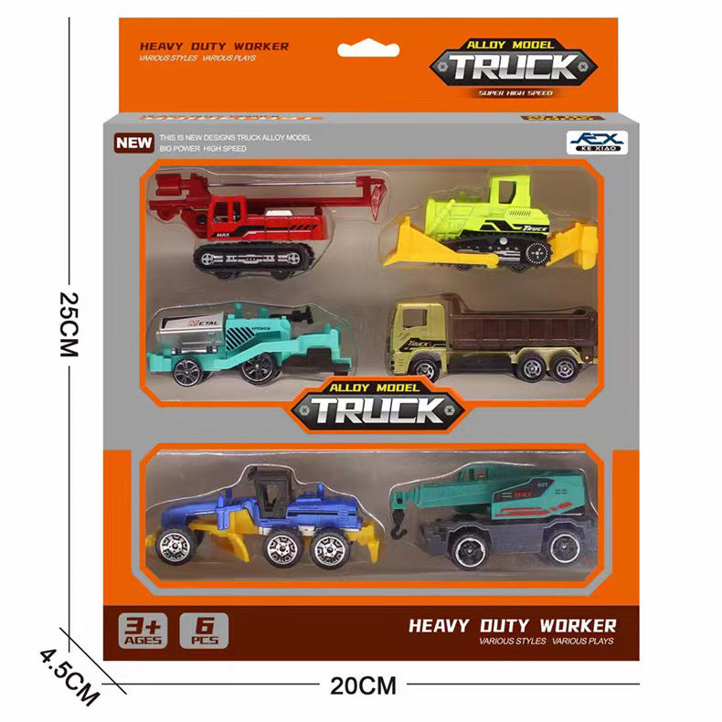 1:64 alloy car model coasting toy metal construction vehicle urban traffic children boy toys