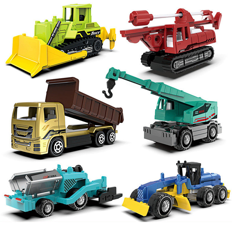 1:64 alloy car model coasting toy metal construction vehicle urban traffic children boy toys