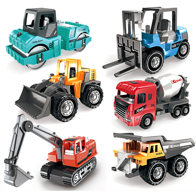 1:64 alloy car model coasting toy metal construction vehicle urban traffic children boy toys
