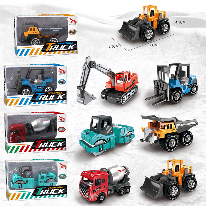 1:64 alloy car model coasting toy metal construction vehicle urban traffic children boy toys