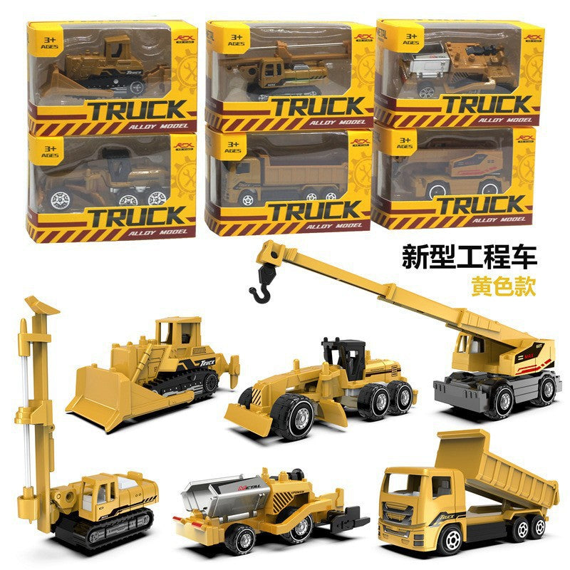 1:64 alloy car model coasting toy metal construction vehicle urban traffic children boy toys