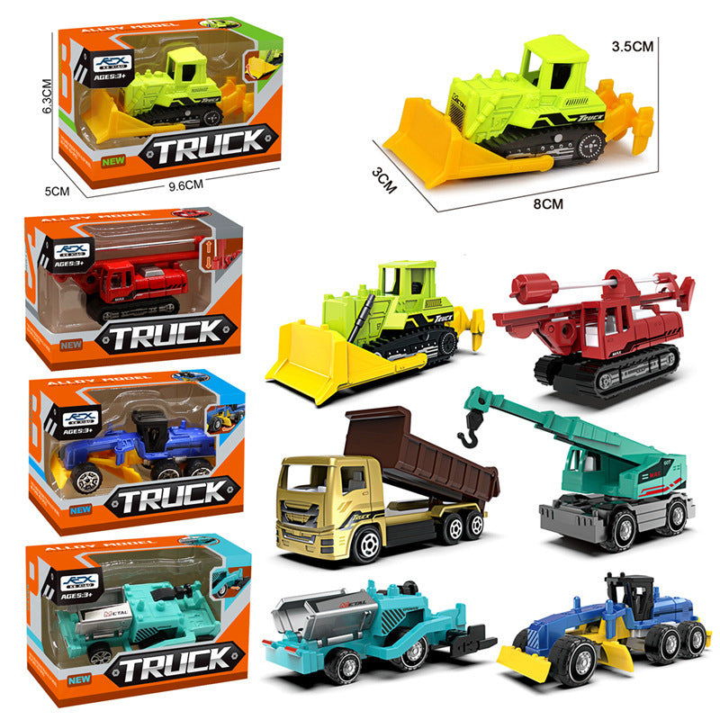 1:64 alloy car model coasting toy metal construction vehicle urban traffic children boy toys
