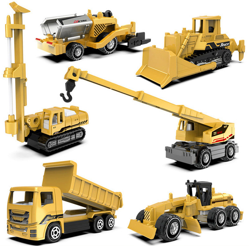 1:64 alloy car model coasting toy metal construction vehicle urban traffic children boy toys