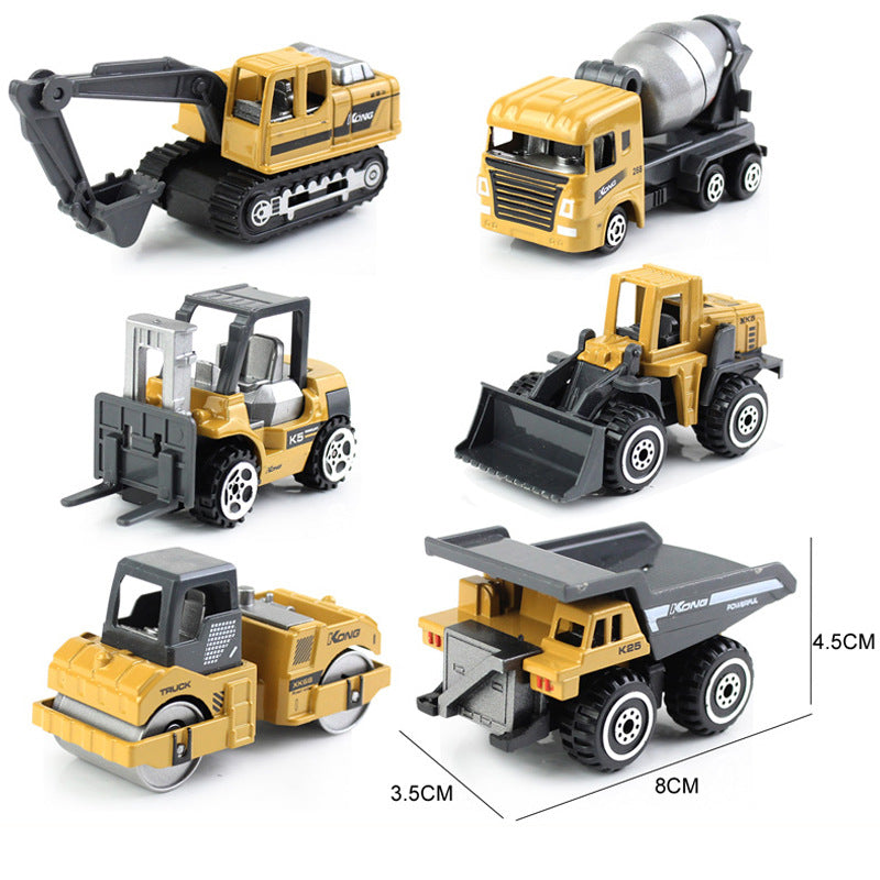 1:64 alloy car model coasting toy metal construction vehicle urban traffic children boy toys