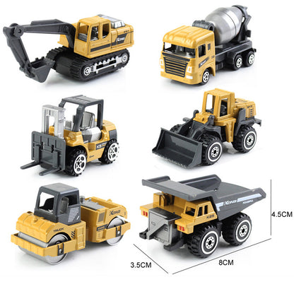 1:64 alloy car model coasting toy metal construction vehicle urban traffic children boy toys