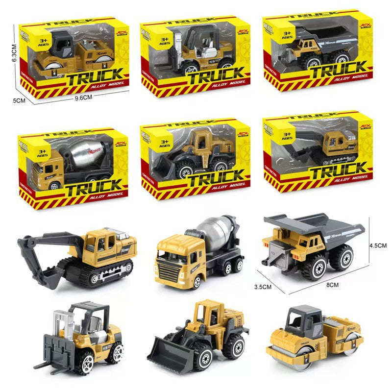 1:64 alloy car model coasting toy metal construction vehicle urban traffic children boy toys