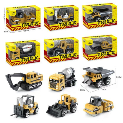 1:64 alloy car model coasting toy metal construction vehicle urban traffic children boy toys