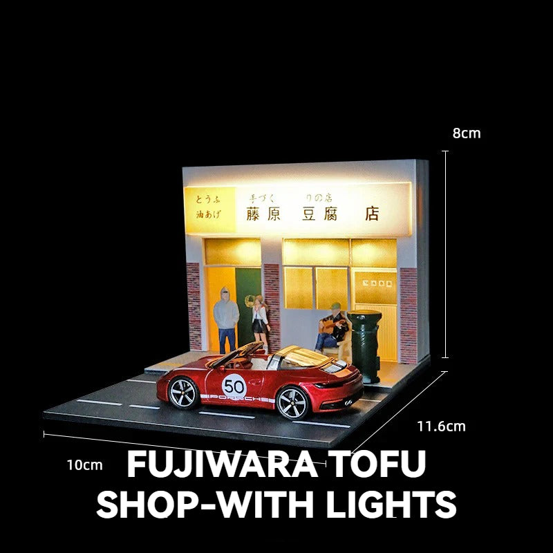 1:64Shaxian Snack-with lights丨Scene Model Series丨Asian Featured Building Scene