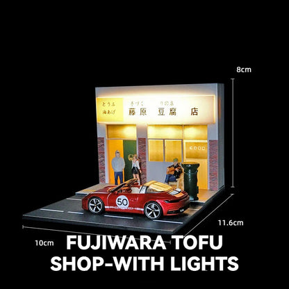 1:64Shaxian Snack-with lights丨Scene Model Series丨Asian Featured Building Scene