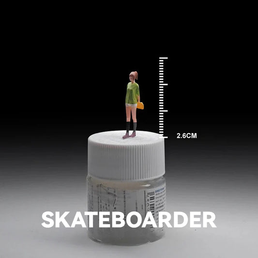 1:64 Skateboarder丨‌Figure Model Series丨Exquisite Miniature Athlete Model