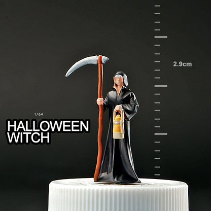 1/64 Simulation miniature resin doll model color mini villain three-dimensional collection sand table micro-shot ornament