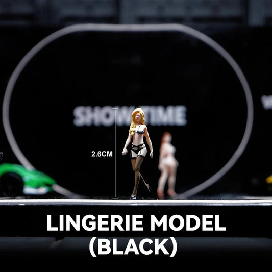 1:64 Lingerie Model（black）丨‌Figure Model Series丨Exquisite Miniature Lady Model