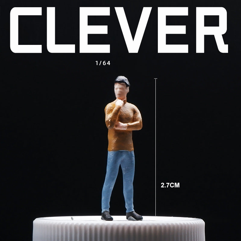 1/64 Simulation doll model miniature toy figure mini villain scene ornament prop sand table matching characters