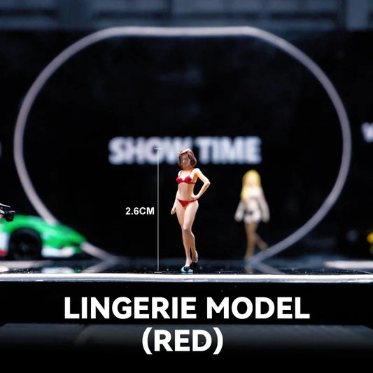 1:64Lingerie Model（red）丨‌Figure Model Series丨Exquisite Miniature Lady Model