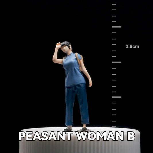 1:64 Peasant Woman B丨‌Figure Model Series丨Exquisite Miniature Figure Model