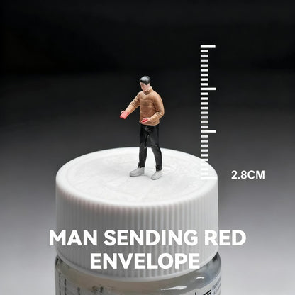 1:64 Man With Brown Cloth丨‌Figure Model Series丨Exquisite Miniature Male Model