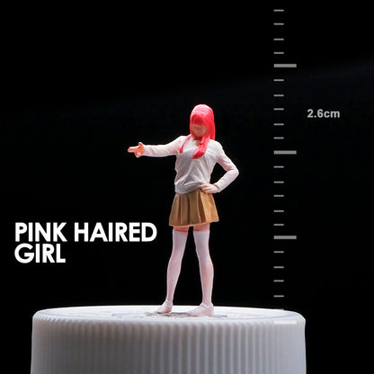 1/64 Simulation miniature resin doll model color mini villain three-dimensional collection sand table micro-shot ornament