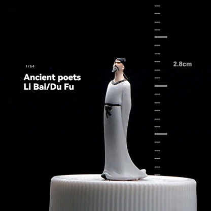 1/64 Simulation miniature resin doll model color mini villain three-dimensional collection sand table micro-shot ornament
