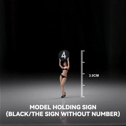 1:64 Lingerie Model（black）丨‌Figure Model Series丨Exquisite Miniature Lady Model