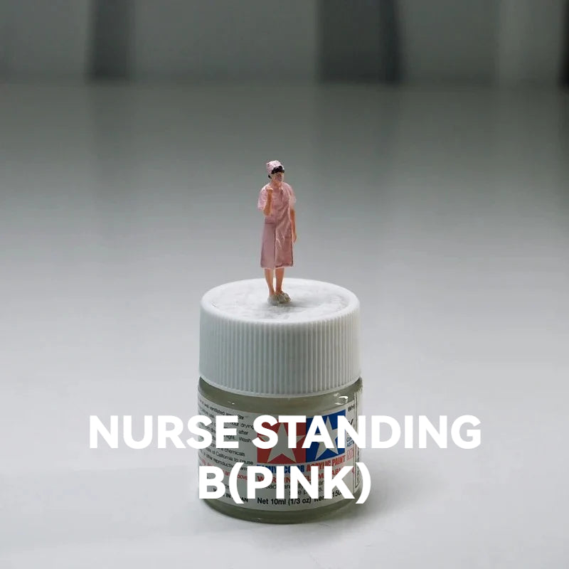 1:64Nurse-Standing B（pink）丨‌Figure Model Series丨The Most Comprehensive Career Guide