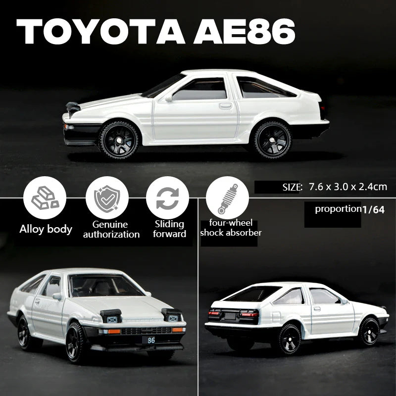 Cross-border 1:64 Rambo Toyota alloy car model simulation mini miniature car toy ornament boy delivery