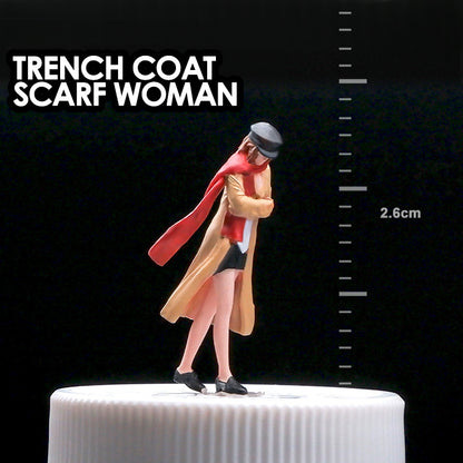 1/64 Simulation miniature resin doll model color mini villain three-dimensional collection sand table micro-shot ornament