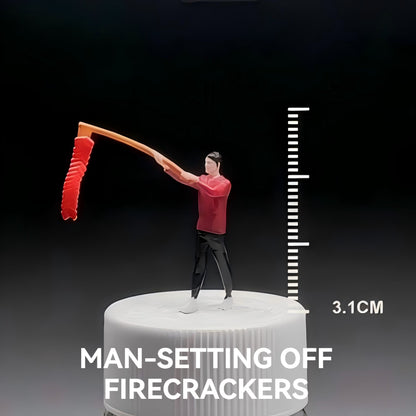 1:64 Man With Brown Cloth丨‌Figure Model Series丨Exquisite Miniature Male Model