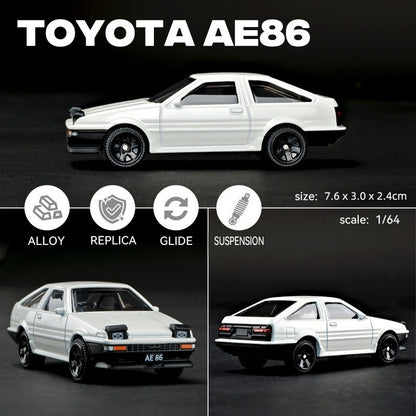 1:64 Toyota AE86 H2丨‌Car Model Series丨The Most Popular Car Model In 2025