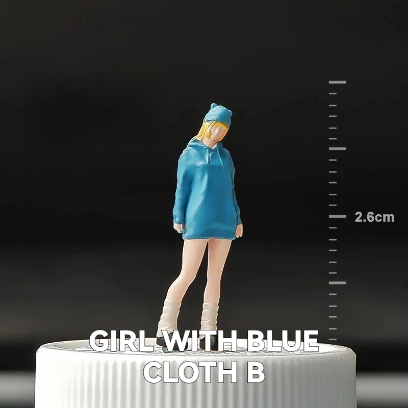 1:64 Female Model丨‌Figure Model Series丨Exquisite Miniature Female Model